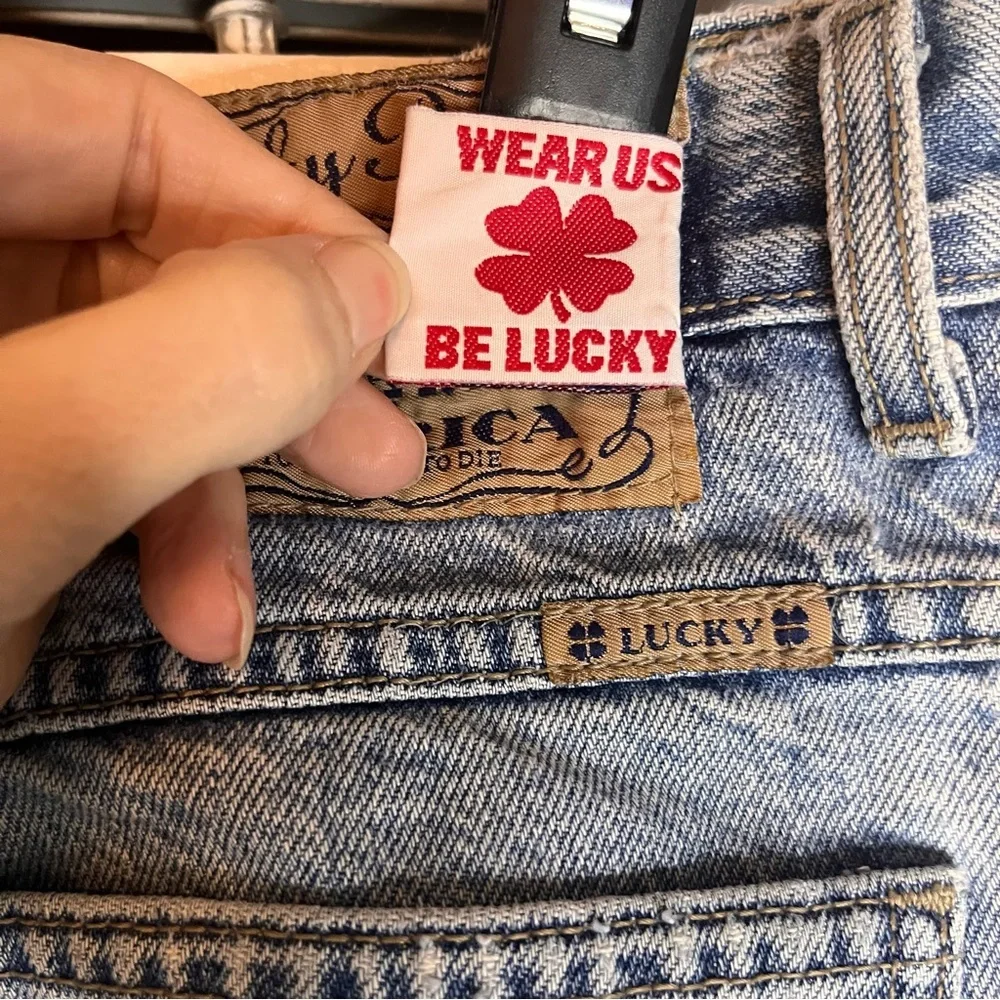 Vintage 90s Lucky Brand “Lucky You” Womens Jeans Classic Fit  Button Fly Sz 8/29 - Picture 5 of 8